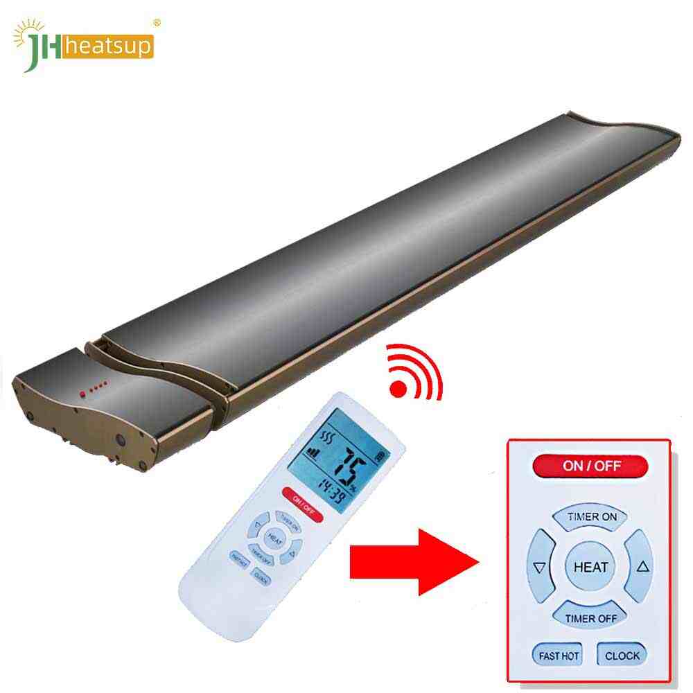 room heater with remote control